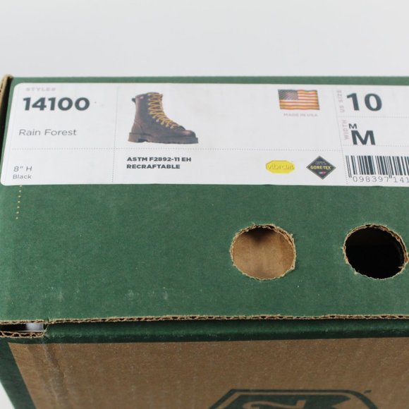 Danner Women's Rain Forest All-Purpose Work Boot 14100 - Black 10US M/41.5… - Picture 11 of 12